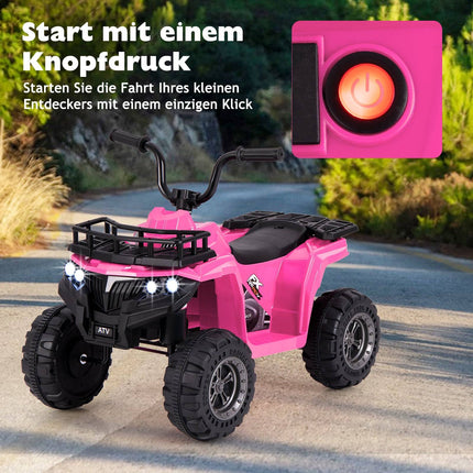 6V Kids Electric Quad with Forward & Reverse Function