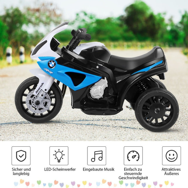 6V electric motorcycle children's motorcycle electric vehicle for children 66 x 37 x 44.5 cm blue