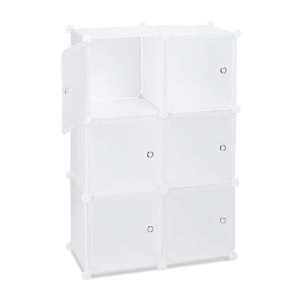 6-door shelving system