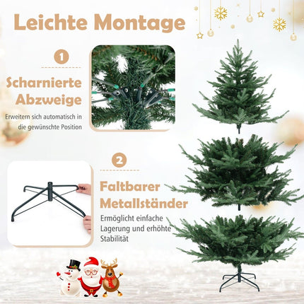 6ft Artificial Christmas Tree with 240 LED Lights