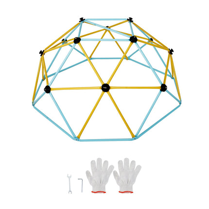 6ft Geometric Climbing Dome, Steel, 600 lb Capacity