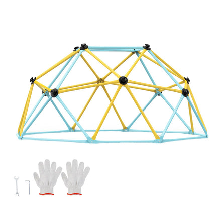6ft Geometric Climbing Dome, Steel, 600 lb Capacity