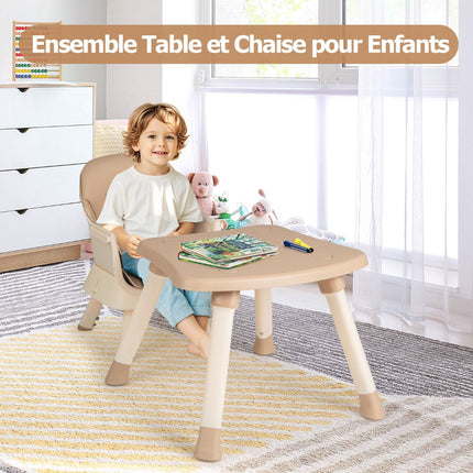 6-in-1 Convertible Baby High Chair, Tray, 5-Point Harness, Brown