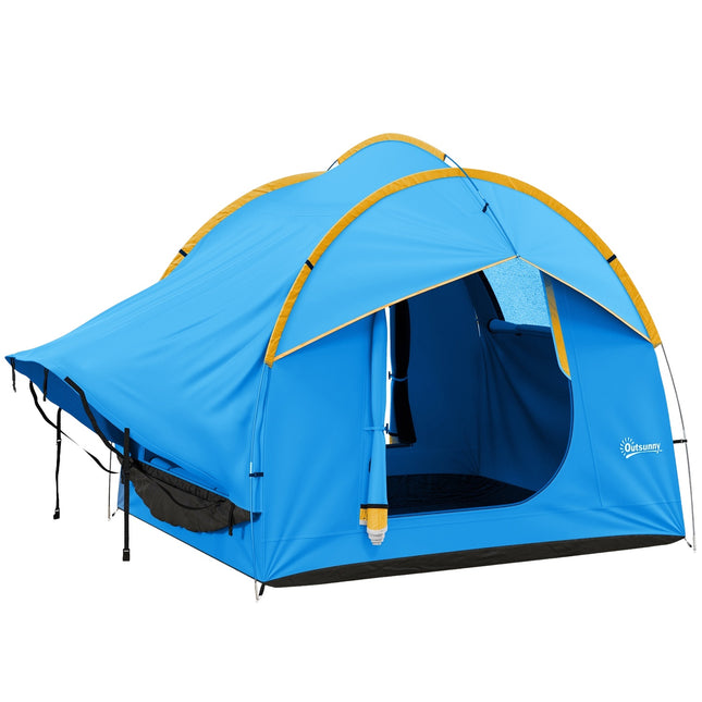 6-person Blue Dome tailgate tent, 3 doors for SUV/caravan