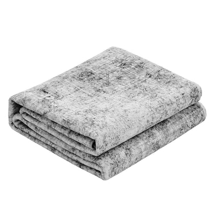 6x9 Washable Boho Area Rug, Non-Slip, Gray