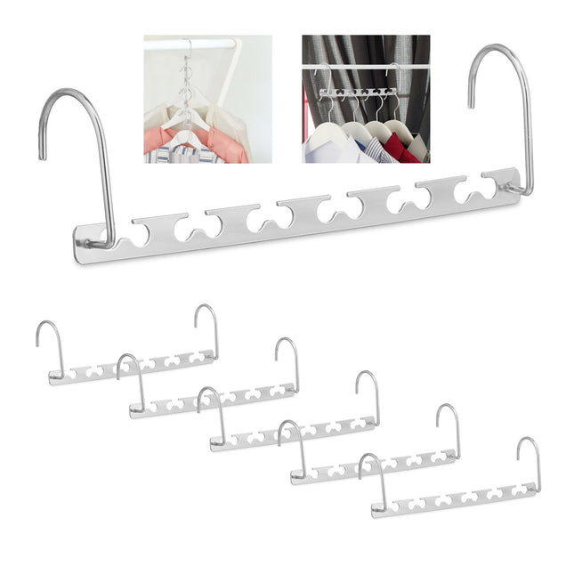 6x Set Vertical Clothes Hangers