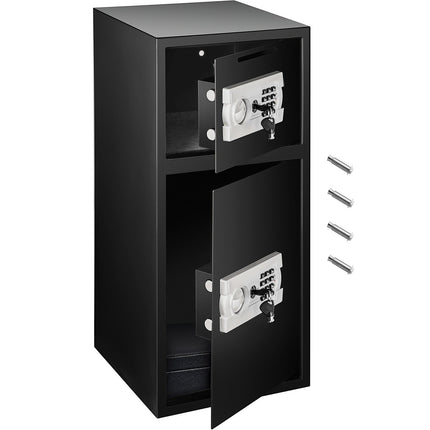 74L Digital Double Door Depository Safe, Key Override