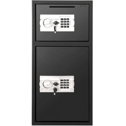 74L Digital Double Door Depository Safe, Key Override