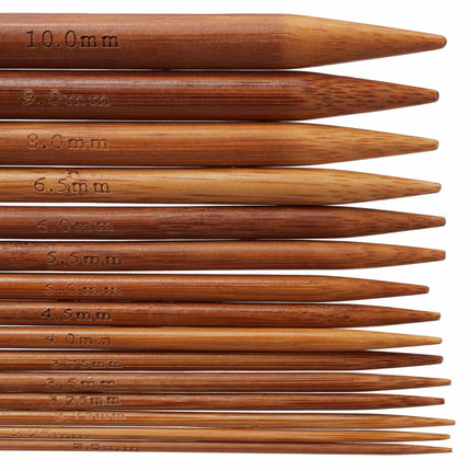 75-piece bamboo needle set with bag