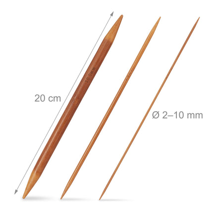 75-piece bamboo needle set with bag