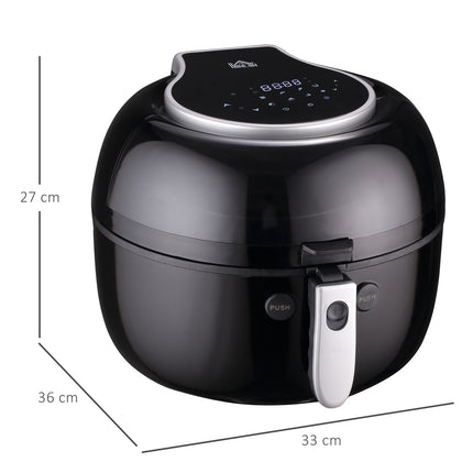 7L hot air fryer, oil-free, 1500W, non-stick basket