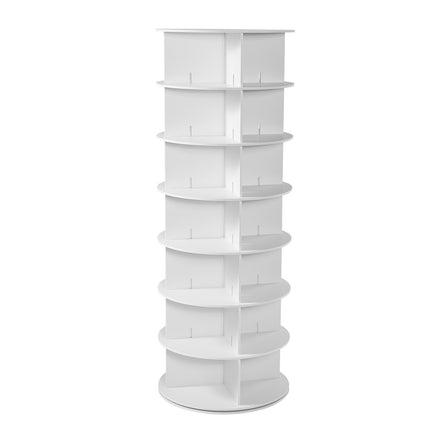 7-Tier 360 Rotating Shoe Rack Tower, Holds 28 Pairs