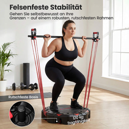 7-in-1 Push-Up Board with Wheels and Storage Base