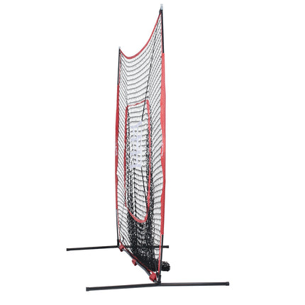 7x7ft Baseball Softball Practice Net – Bow Frame, Bag