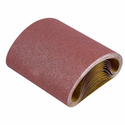 80 Grit Sanding Belts, 8 x 19 in, 12 Pack