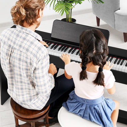 88-Key Digital Piano, Hammer-Action Weighted, 3-Pedal Stand