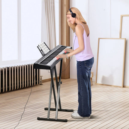 88-Key Digital Piano Keyboard, Semi-Weighted, Bluetooth MIDI
