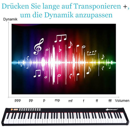 88-key digital piano keyboard electronic piano keyboard carrying case