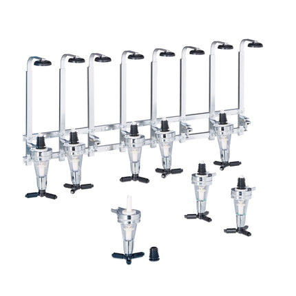 8-Bottle Wall-Mount Bar Butler