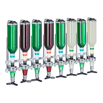 8-Bottle Wall-Mount Bar Butler
