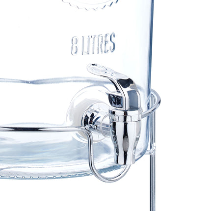 8 L beverage dispenser with stand