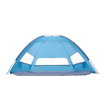 8-Person Beach Tent Sun Shelter, UPF 50+, Sand Pockets