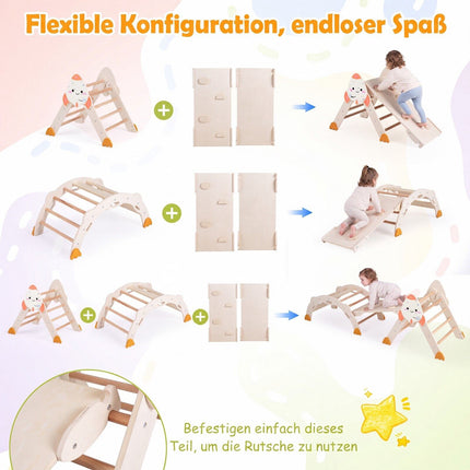 8-in-1 Rocket-Themed Foldable Climbing Toys for Toddlers