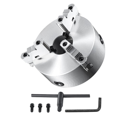 8 in 3-Jaw Lathe Chuck, Self-Centering, 4-200 mm Range