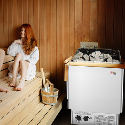 8kW Electric Sauna Heater – 400V 3N, Built-In Controls