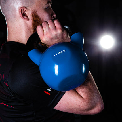 8 kg Cast Iron Kettlebell – Blue