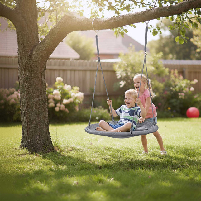 90 cm Round Nest Swing for Kids and Adults