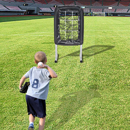 9-Hole Baseball Training Net, Adjustable 21 x 29 in Strike Zone