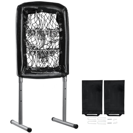 9-Hole Baseball Training Net, Adjustable 21 x 29 in Strike Zone