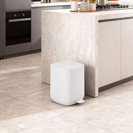9L Square Pedal Bin – Soft-Close, Removable Bucket