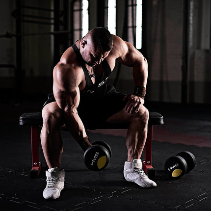9 kg Rubber Dumbbell – Home Gym Equipment