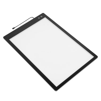 A2 LED Light Pad, Rechargeable, 6-Level Dimmable, Grid
