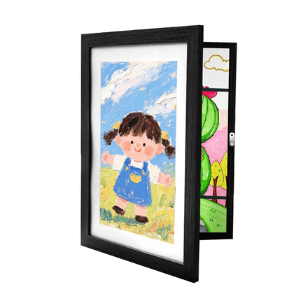A4 Kids Art Frame, Front Display With Storage, Magnetic