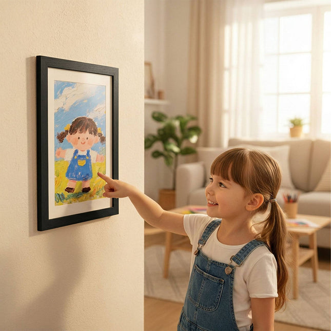 A4 Kids Art Frame, Front Display With Storage, Magnetic