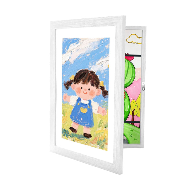 A4 Kids Art Frame, Magnetic Front, Stores Multiple