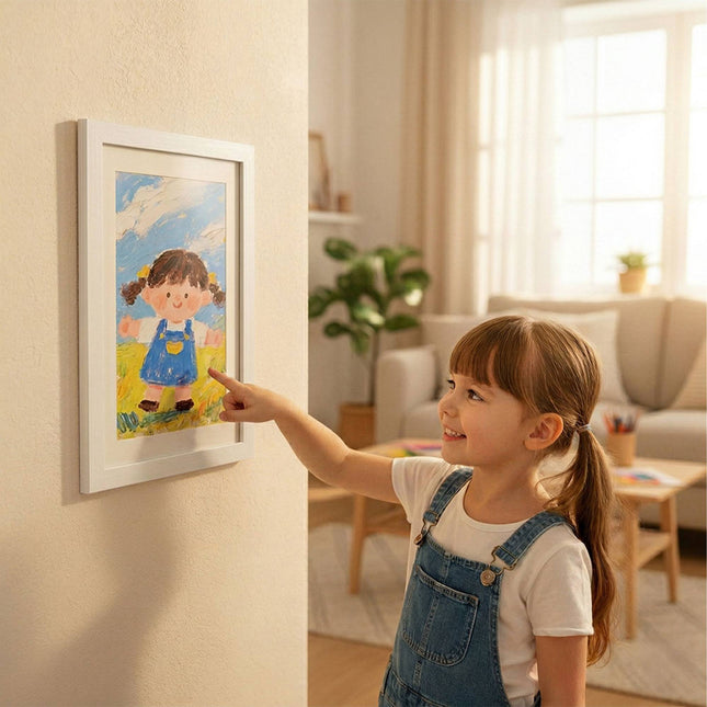 A4 Kids Art Frame, Magnetic Front, Stores Multiple