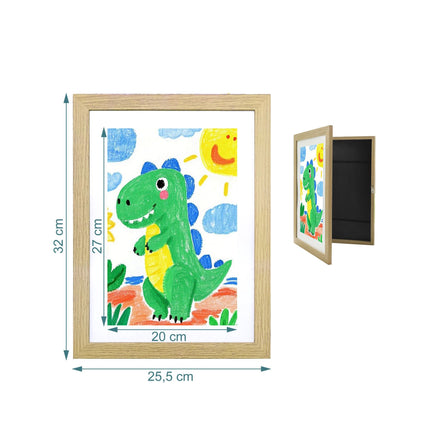 A4 Kids Art Frame, Magnetic Front, Stores Multiple Drawings