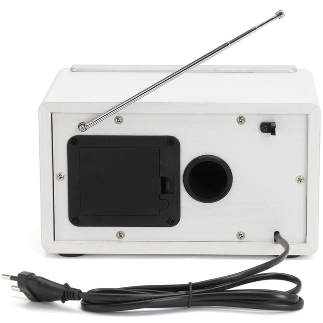 AM/FM analog radio White