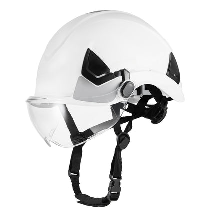 ANSI Z89.1 ABS Hard Hat With Visor, 6-Point Ratchet