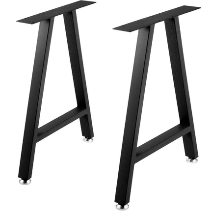 A-Shape Metal Table Legs Set of 2, 28 x 17.7 in