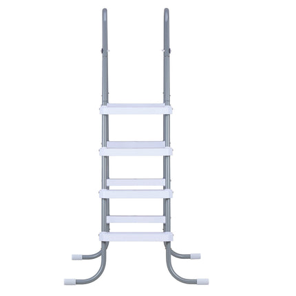Above Ground Pool Ladder, 4-Step Steel A-Frame, 300 lb