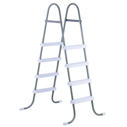 Above Ground Pool Ladder, 4-Step Steel A-Frame, 300 lb