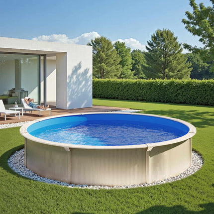 Above-Ground Pool Liner, Unibead, 11.5 Ft Round, 47 In Wall