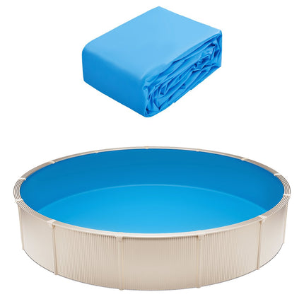 Above-Ground Pool Liner, Unibead, 11.5 Ft Round, 47 In Wall