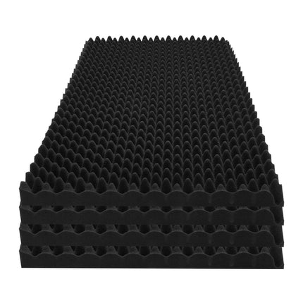 Acoustic Foam Panels, 4 Pack 48 x 24 x 2 in, Egg