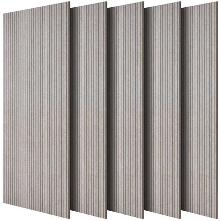 Acoustic Panels, 5 Pack 120x60cm Self-Adhesive Polyester